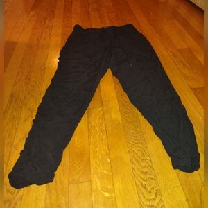 Black harem pants size medium